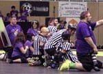 Volunteers during the BADG vs Denver Bout 2011 by Ana Lies